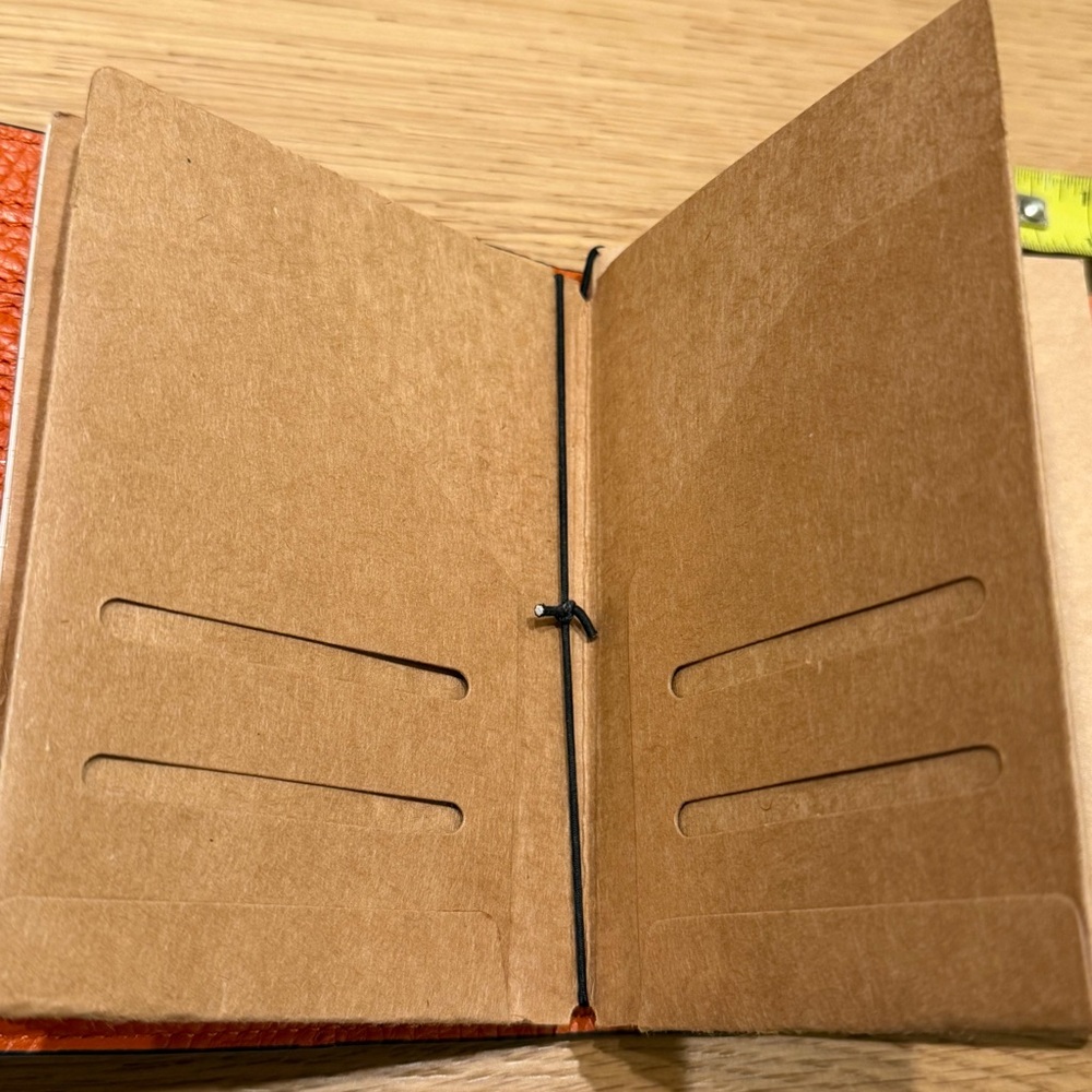 Navy Blue Leather Notebook Cover - Picture 6 of 12